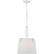 Marie Flanigan Clifford LED 17 inch Plaster White Sculpted Hanging Shade Ceiling Light