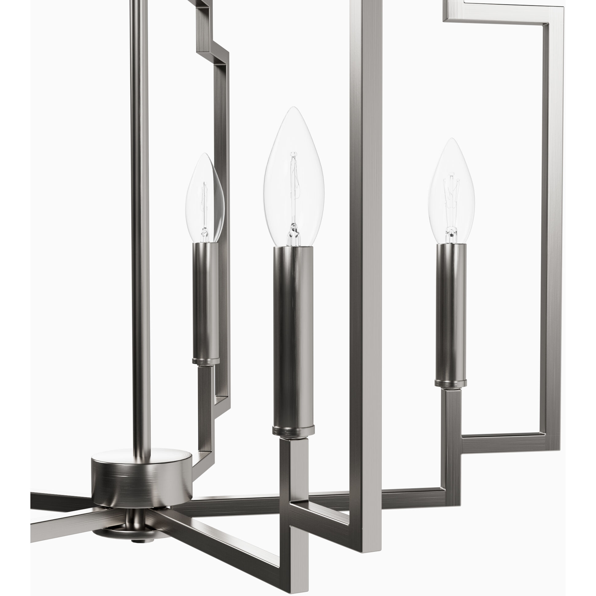 Zoanne 5 Light 24 inch Brushed Nickel Chandelier Ceiling Light, Medium