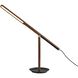 Gravity 14 inch 8.00 watt Walnut Ash Wood Desk Lamp Portable Light, ADS360