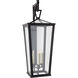 Chapman & Myers DarlanaO 3 Light 38.25 inch Bronze Outdoor Bracketed Wall Lantern, Grande