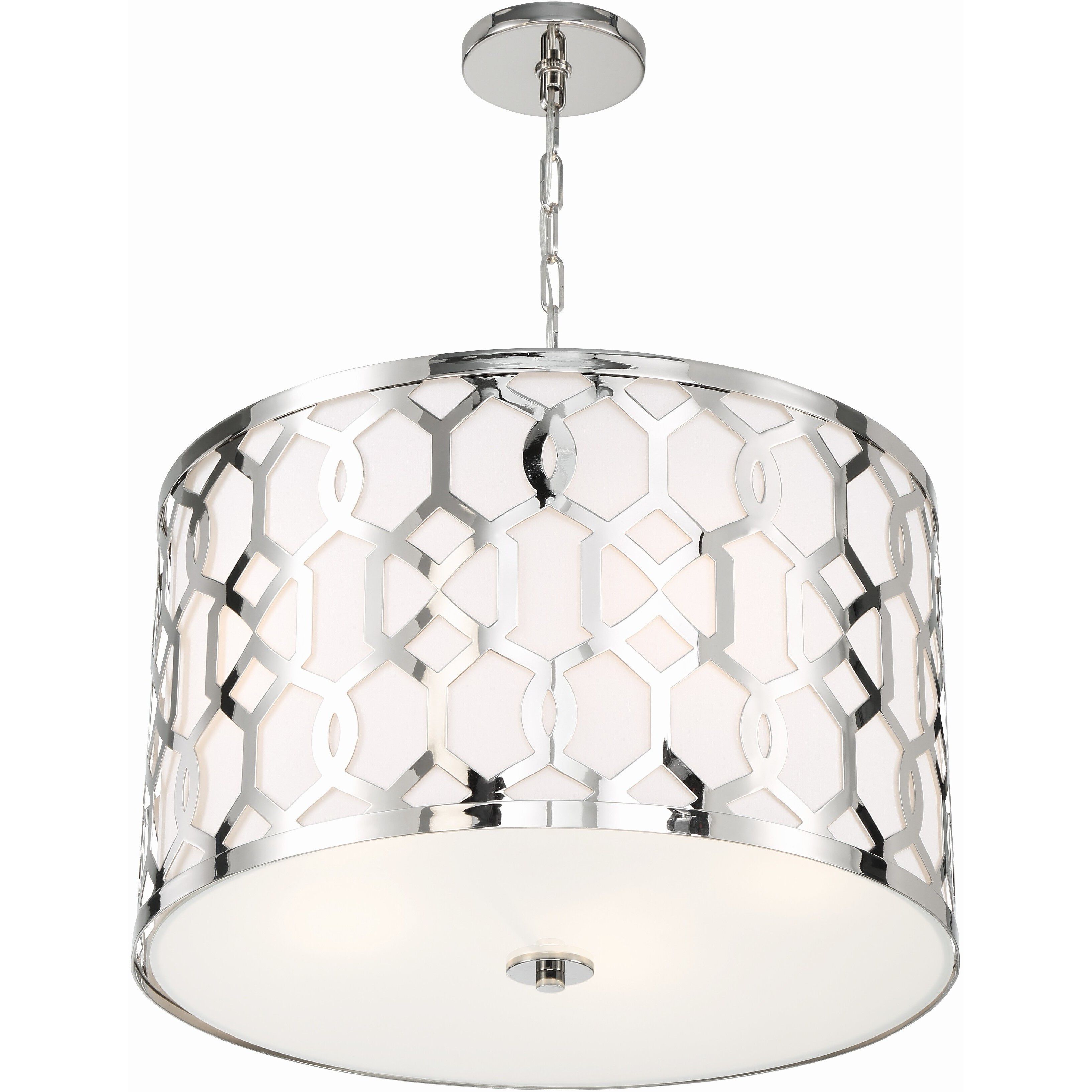 Jennings 5 Light 24.25 inch Polished Nickel Pendant Ceiling Light