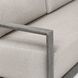 Remsen Weathered Gray and Nuance Dove Outdoor Sofa