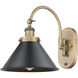 Franklin Restoration Briarcliff 1 Light 10 inch Brushed Brass Sconce Wall Light