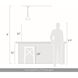 Aethera Pendant Ceiling Light in White Sandstone Cement