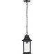 Stillwell 7 inch Matte Black Outdoor Hanging Lantern