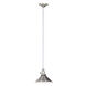 Union Square 1 Light 8 inch Pewter Pendant Ceiling Light in Satin Nickel
