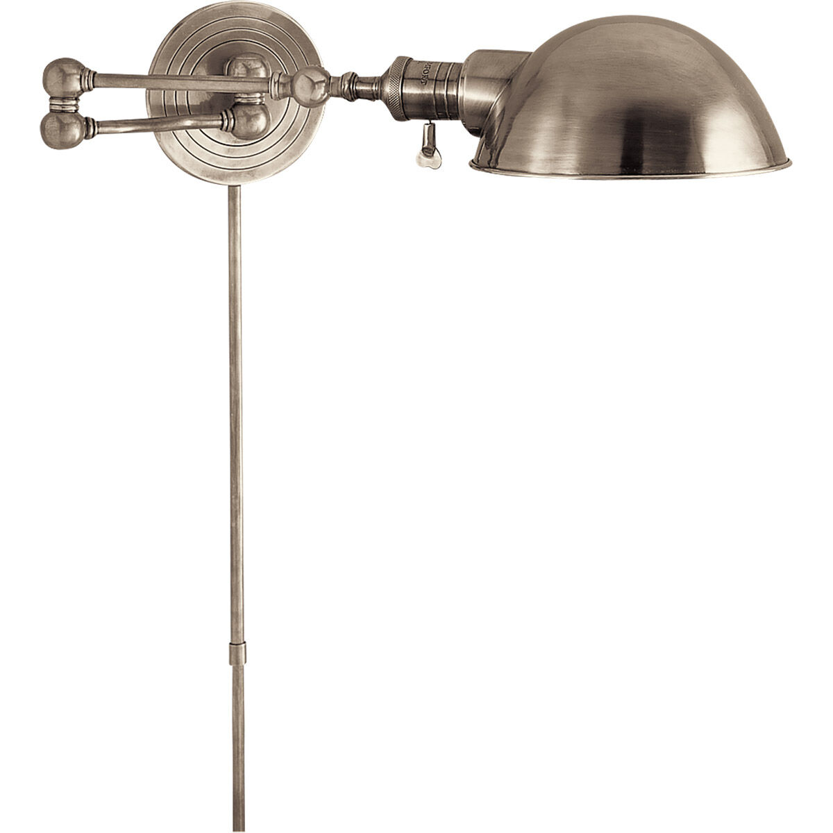 Chapman & Myers Boston2 1 Light 24.00 inch Swing Arm Light/Wall Lamp