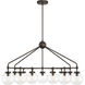 Stella 13 Light 52 inch Dark Bronze Chandelier Ceiling Light