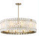 Bardon 12 Light 36 inch Celeste Brass Pendant Ceiling Light