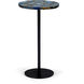 Chelsea House 24 X 14 inch Blue/Black Side Table