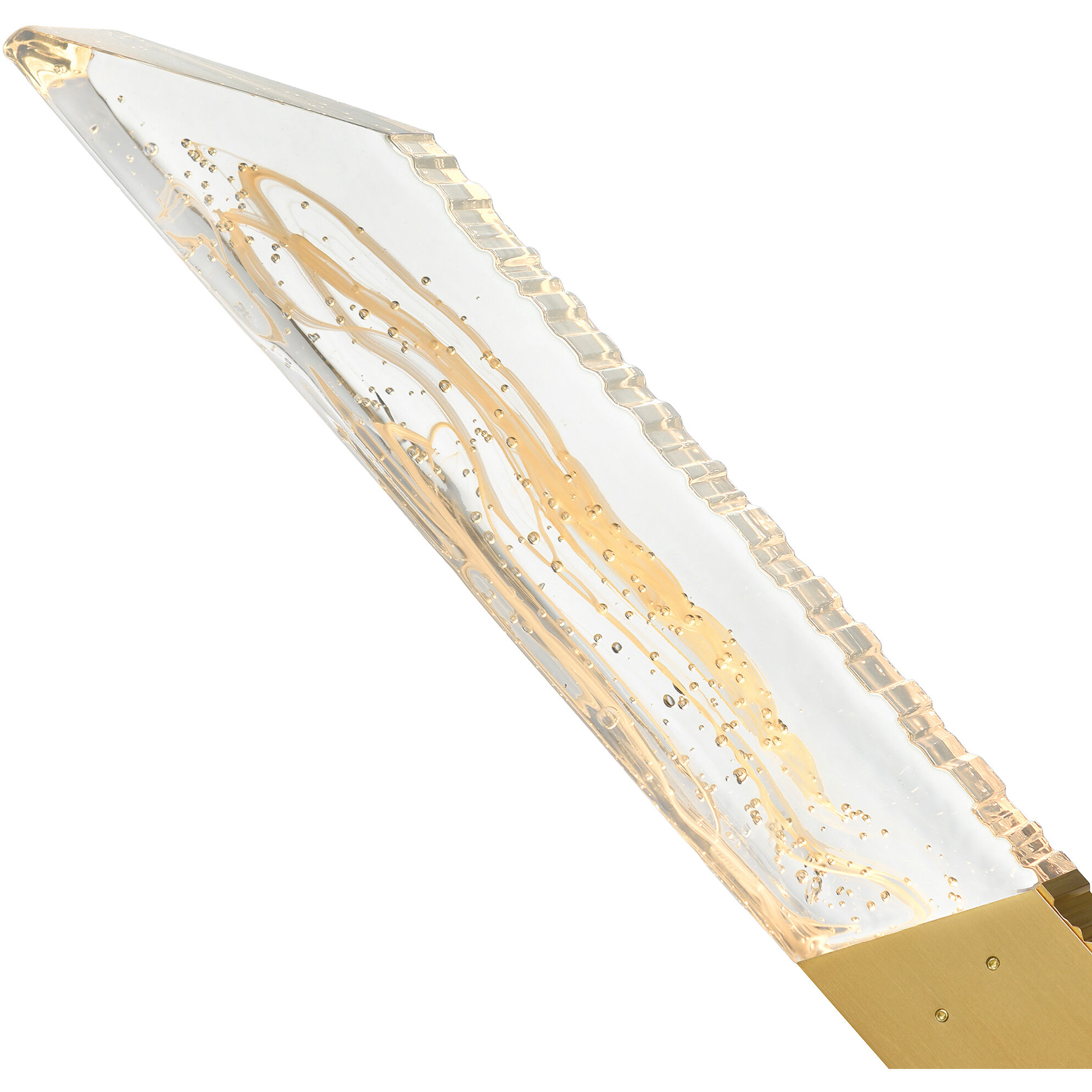 Petra LED 4.7 inch Brass Wall Light