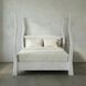Patras White Wash Bed, Eastern King