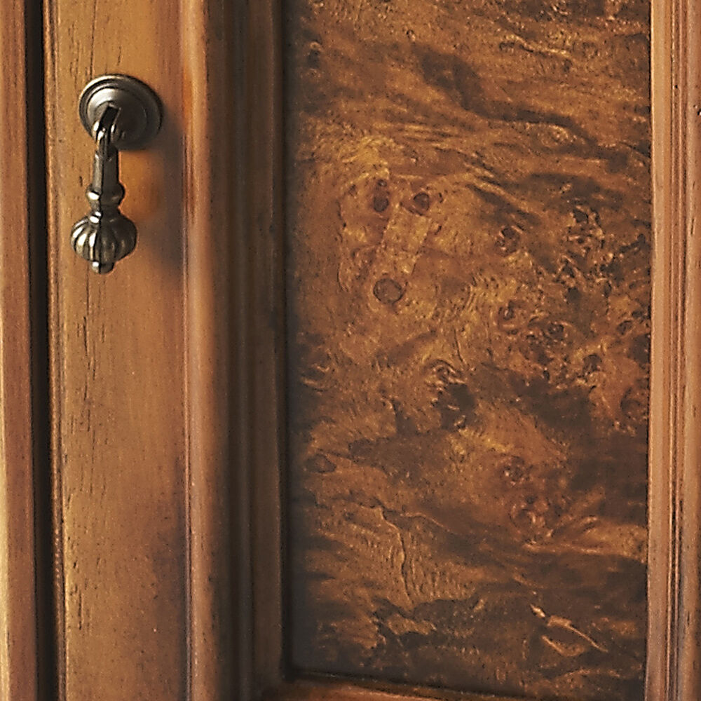 Masterpiece Harling  Olive Ash Burl Chairside Chest