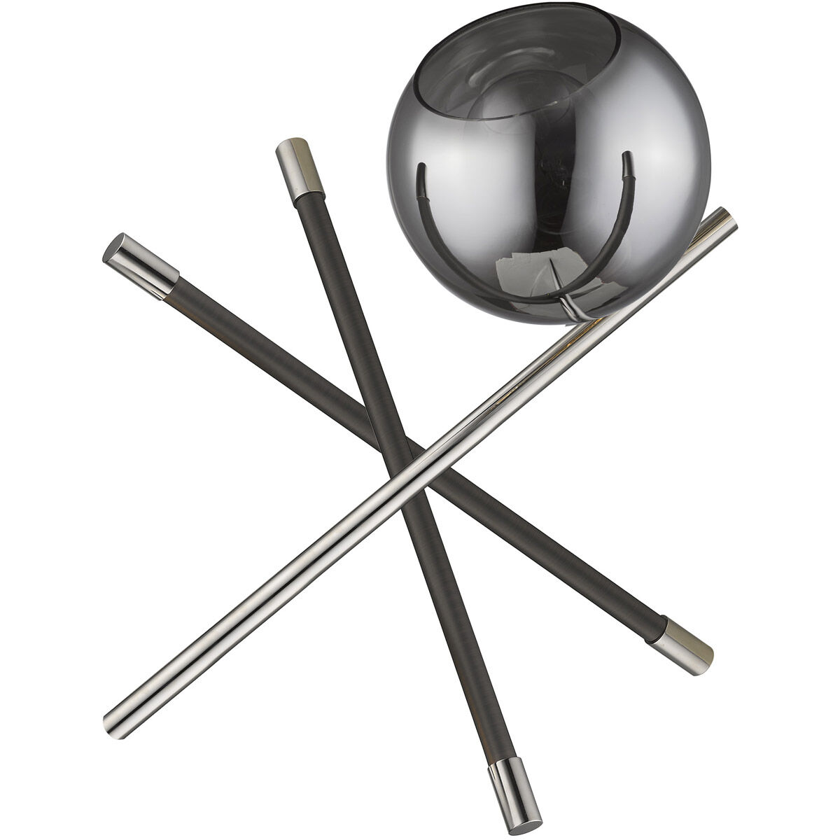 Trend Home 18 inch 100.00 watt Polished Nickel Table Lamp Portable Light