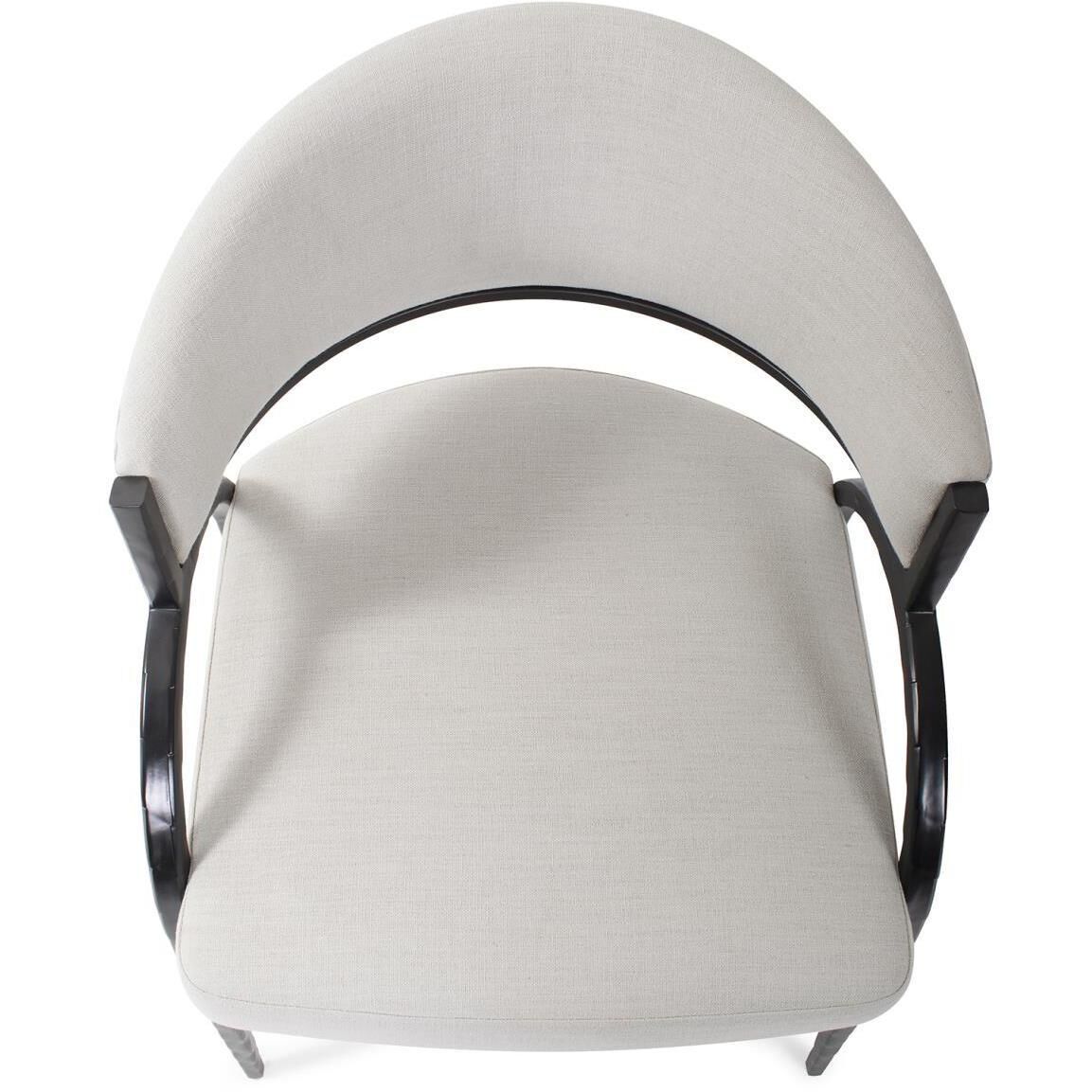 Dewitt Gray and Black Upholstered Side Chair