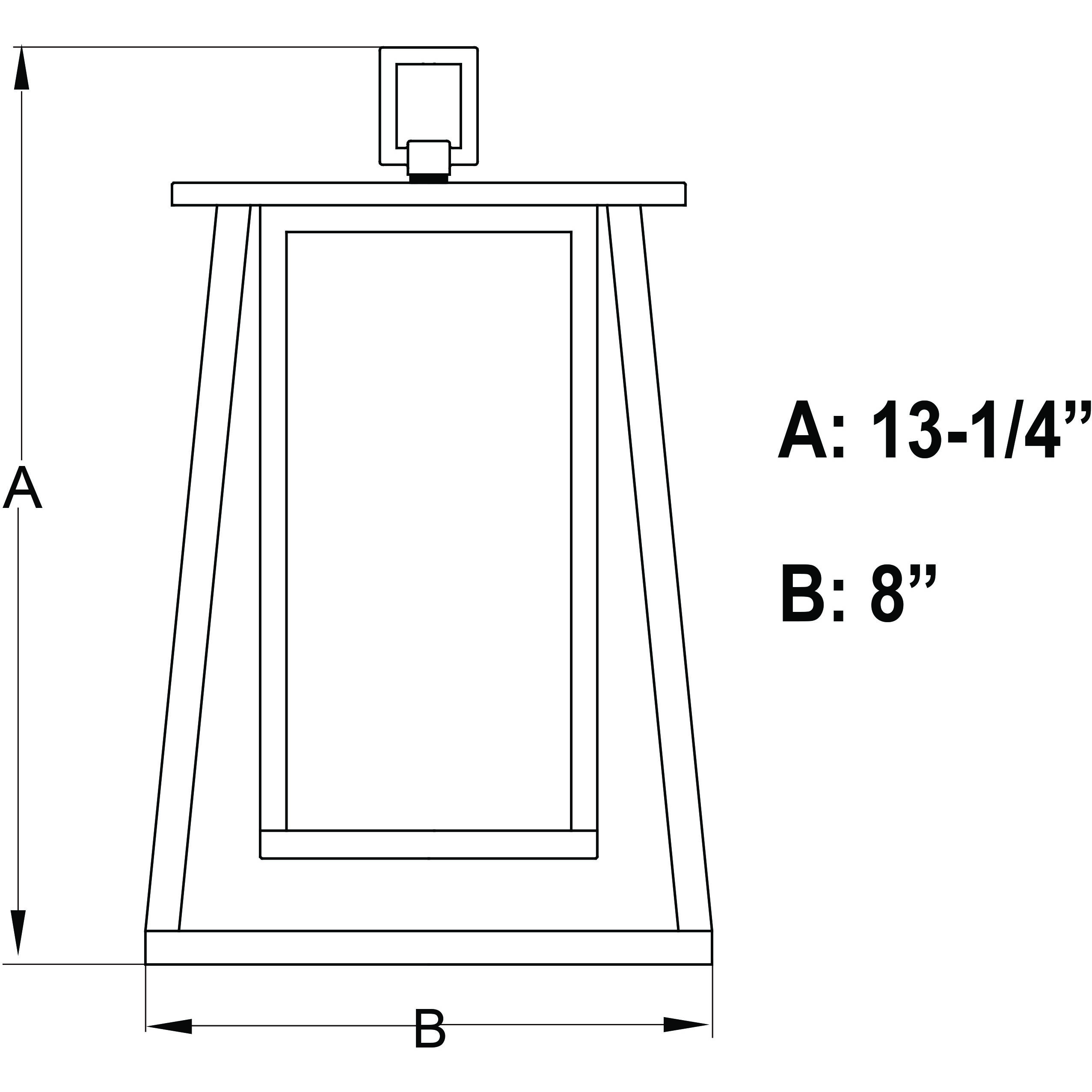 Blackwell LED 8 inch Matte Black Outdoor Pendant