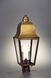 Imperial 2 Light 26 inch Antique Copper Post Lamp in Clear Glass