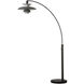 Palm Springs 87 inch 9 watt Gunmetal and Black Arc Floor Lamp Portable Light