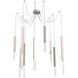 Axis XL LED 11 inch Metallic Beige Silver Swag Multi-Pendant Ceiling Light