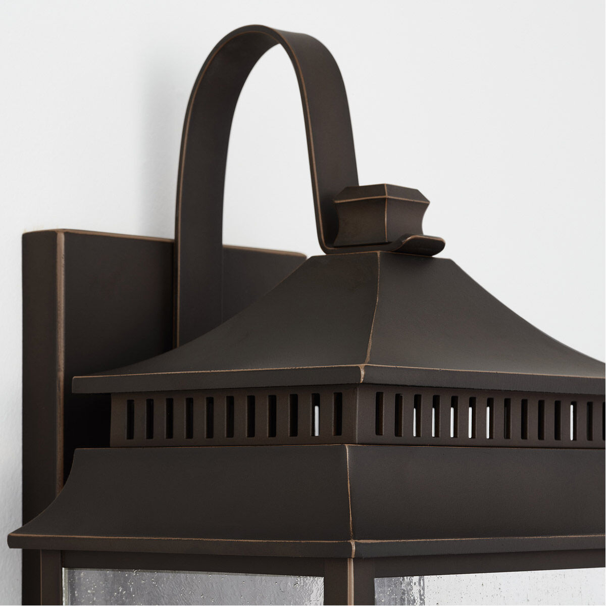 Sutter Creek 2 Light 18 inch Oiled Bronze Outdoor Wall Lantern