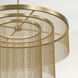 Rae LED 33 inch Aged Brass Chandelier Ceiling Light