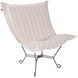 Dune Sand Outdoor Puff Scroll Chair
