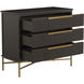 Riggs Sesame Black and Stained Brass Chest