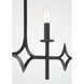 Muncie 4 Light Coal Island Light Ceiling Light