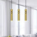 Chime LED 20 inch Brass Island/Pool Table Light Ceiling Light