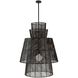 Chester 1 Light Dark Gray Wash Pendant Ceiling Light