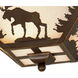 Yellowstone LED 14 inch Burnished Bronze Flush Mount Ceiling Light