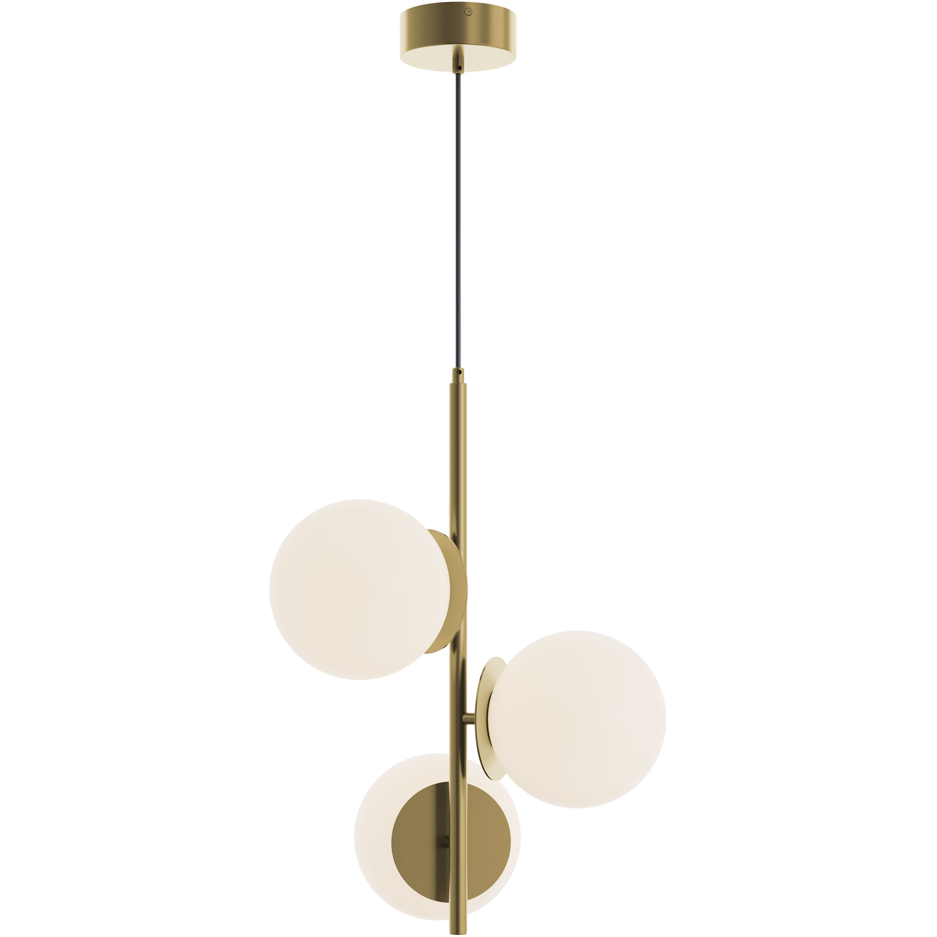 Arren LED 17.25 inch Light Antique Brass Pendant Ceiling Light