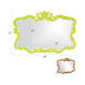 Talida 38 X 27 inch Glossy Green Wall Mirror
