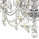 Century 8 Light 24 inch Polished Silver Chandelier Ceiling Light