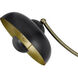 Planetoid 55 inch 100.00 watt Antique Brass Floor Lamp Portable Light