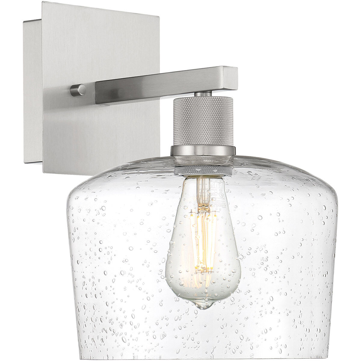 Port Nine LED 9 inch Brushed Steel Wall Sconce Wall Light