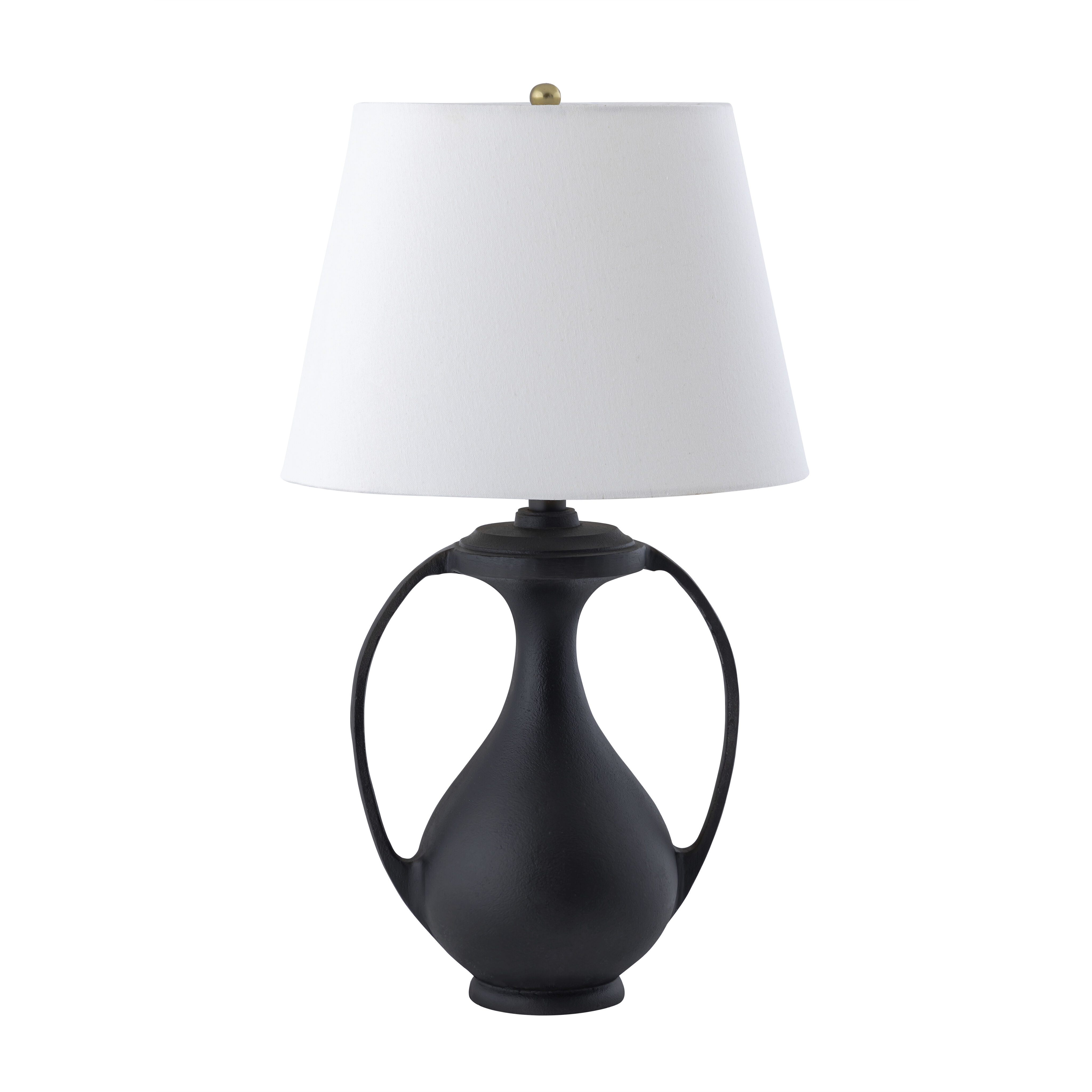 Anpell 25 inch 9 watt Black Table Lamp Portable Light