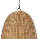Beehive 1 Light 20.5 inch Natural Outdoor Pendant, Large