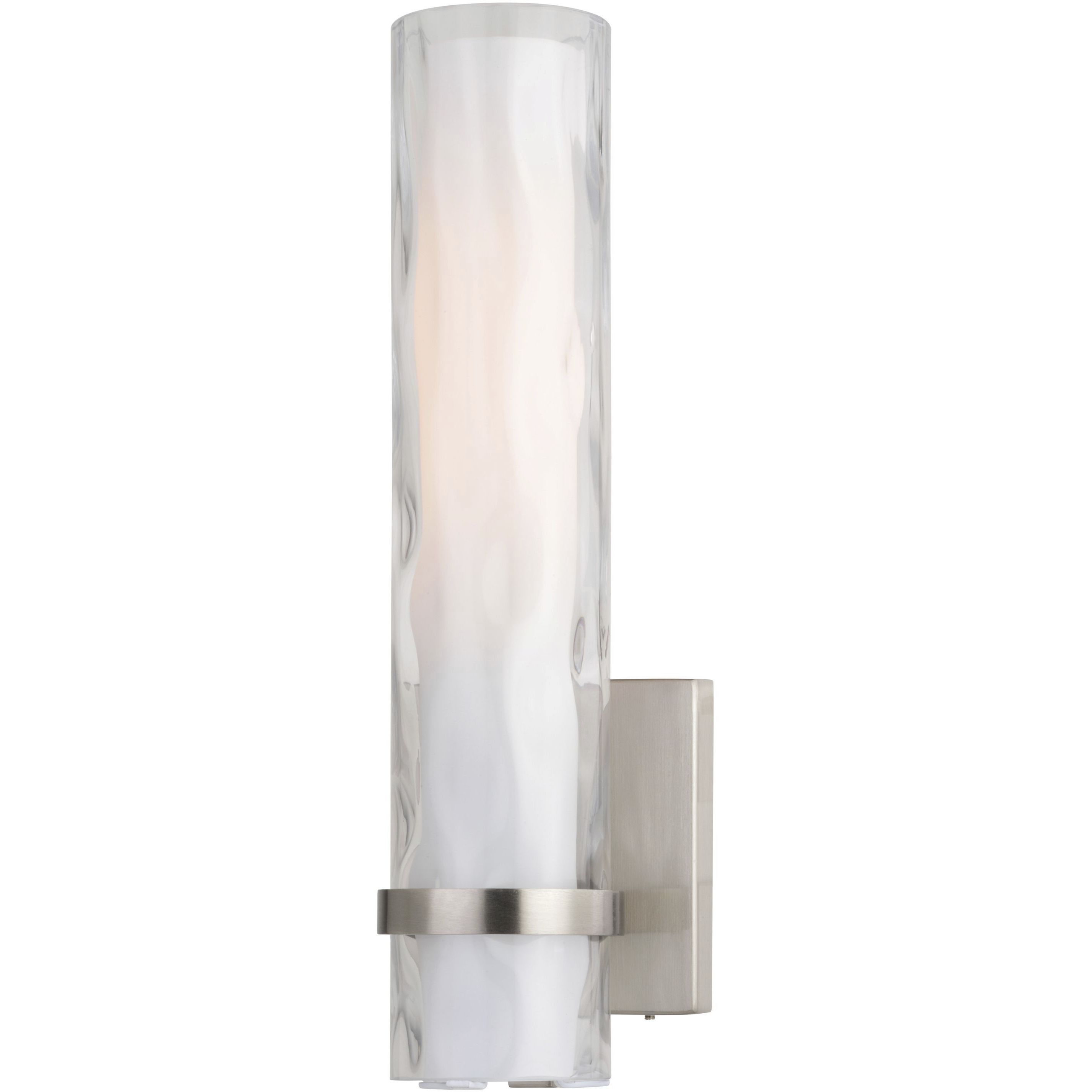 Vilo LED 4.25 inch Satin Nickel Bathroom Light Wall Light
