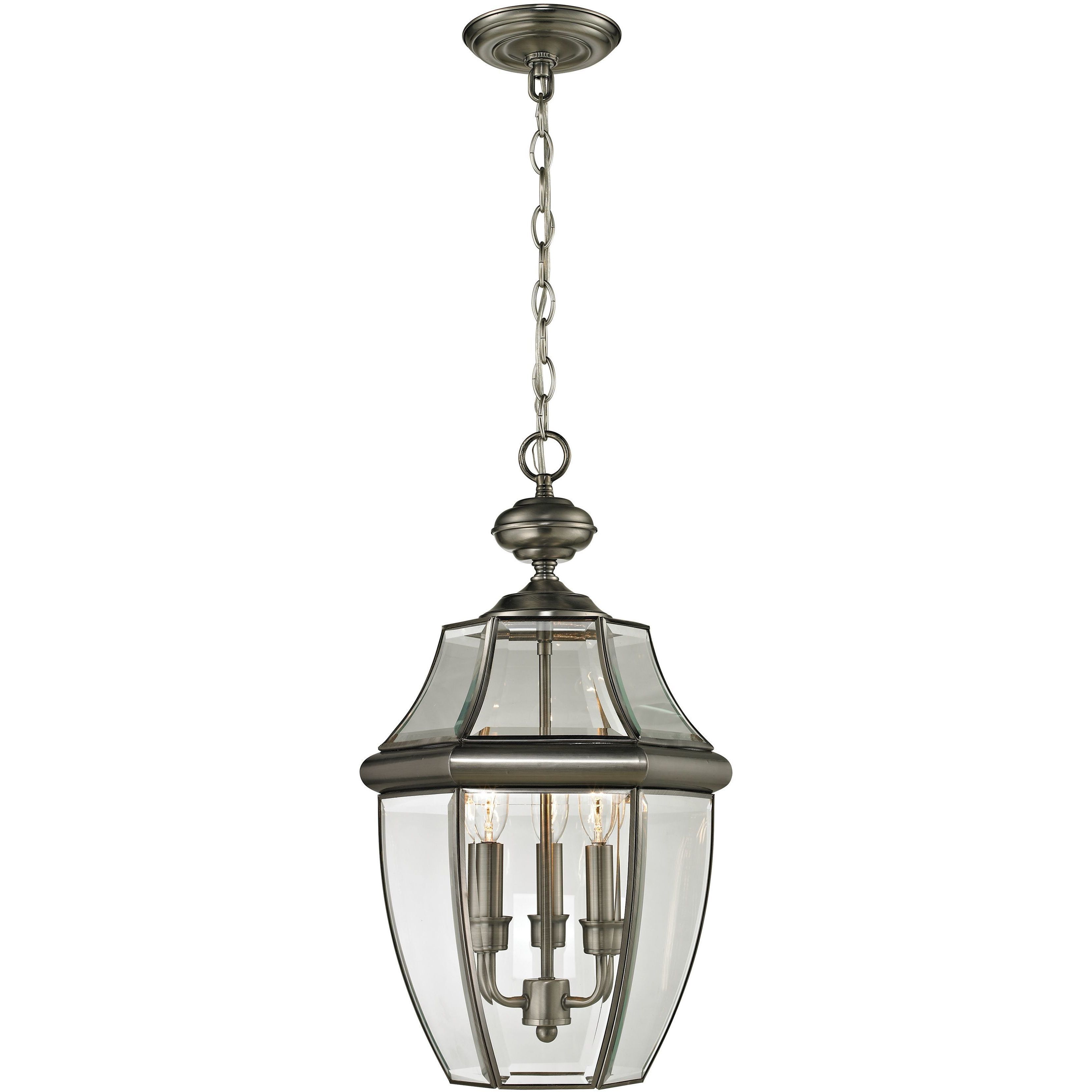 Ashford 3 Light 12.00 inch Outdoor Pendant/Chandelier