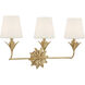 Broche Bath Vanity Light Wall Light in Antique Gold