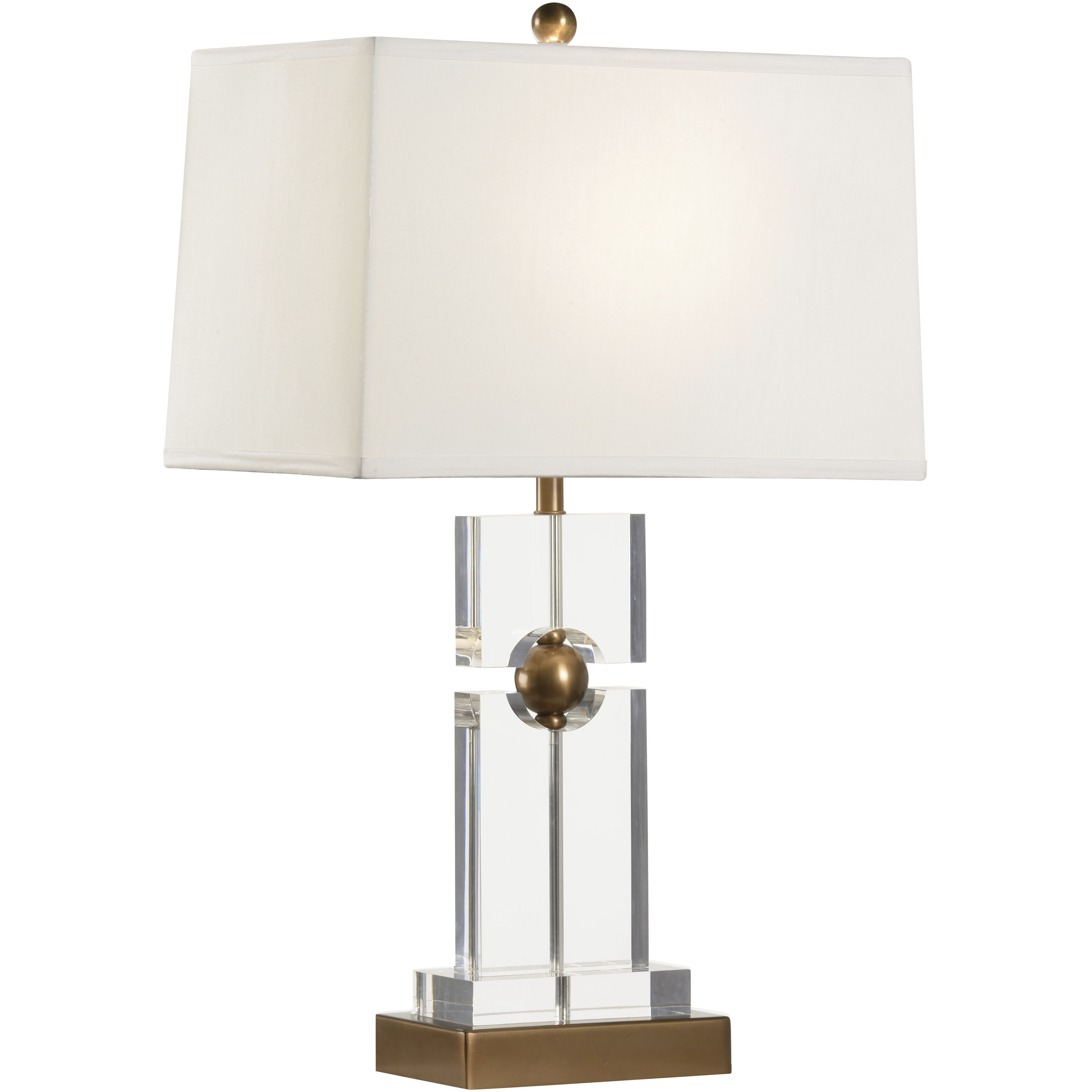 Moore 20 inch 100.00 watt Clear Table Lamp Portable Light