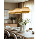 Textile Collection - Narberth Family 3 Light 18 inch Brushed Brass Pendant Ceiling Light in 18" D x 18" W x 12.5" H, EVOLV