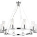 Midtown 10 Light 30 inch Polished Chrome Chandelier Ceiling Light