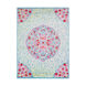 Seasoned Treasures 36 X 24 inch Aqua Indoor Area Rug, Rectangle