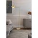 Canada 58 inch 100.00 watt Satin Brass Floor Lamp Portable Light