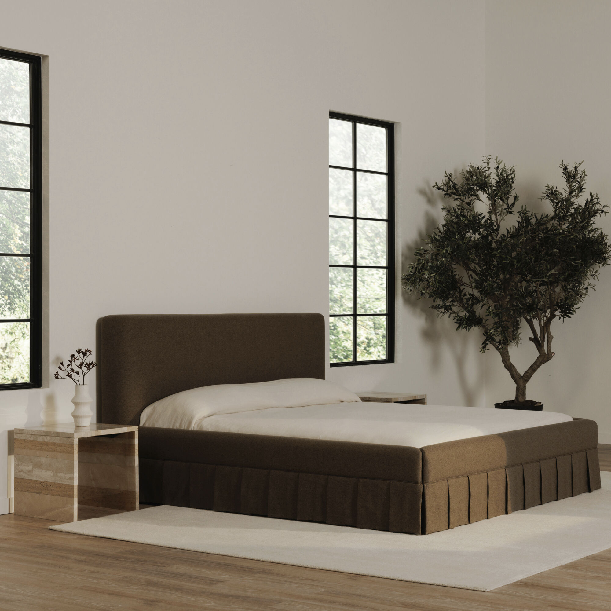 Maren Brown Bed, King