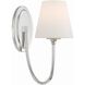 Juno Bath Sconce Wall Light in Polished Nickel
