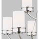 Robie 9 Light 33 inch Brushed Nickel Chandelier Ceiling Light