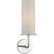 kate spade new york Larabee Single Sconce Wall Light in Polished Nickel